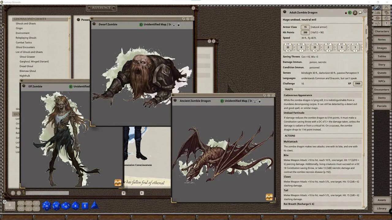 Fantasy Grounds - Ultimate Bestiary: The Dreaded Accursed Screenshot 2