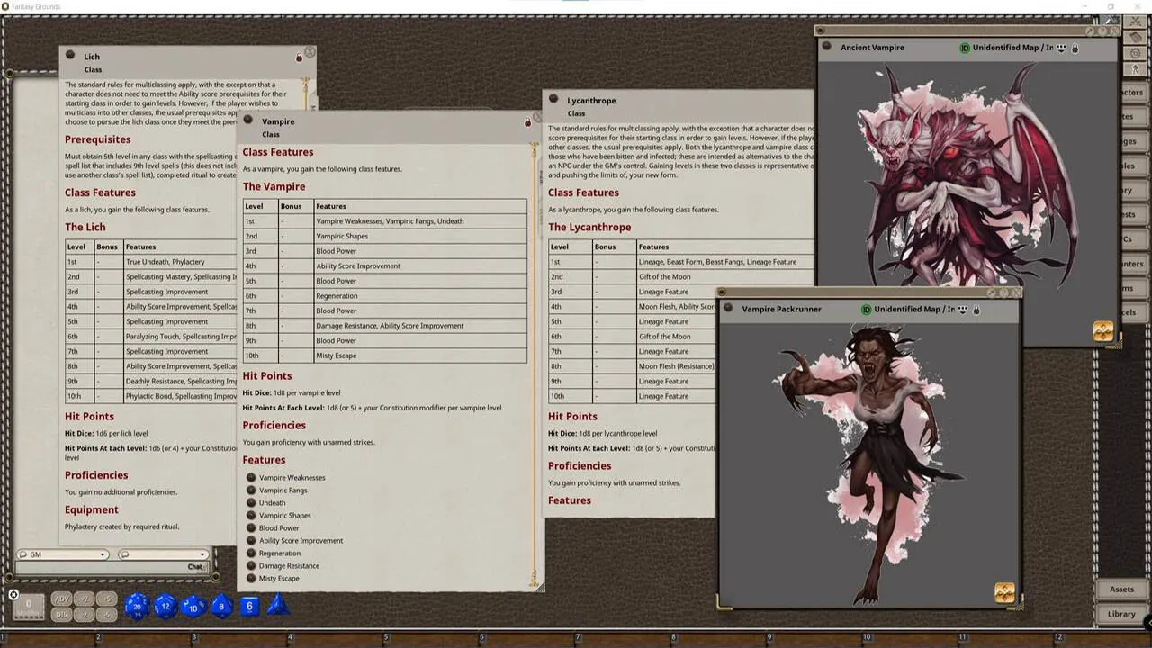 Fantasy Grounds - Ultimate Bestiary: The Dreaded Accursed Screenshot 3