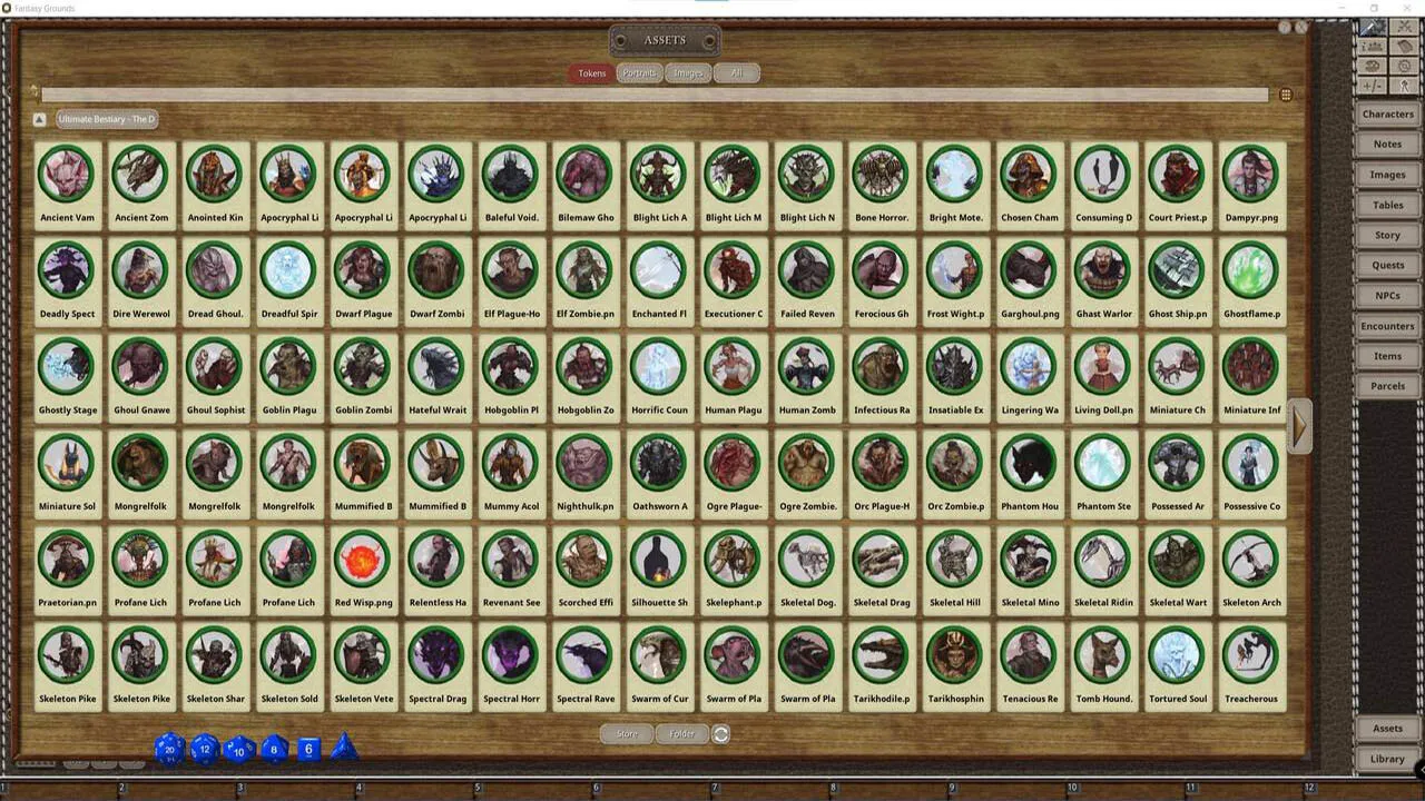 Fantasy Grounds - Ultimate Bestiary: The Dreaded Accursed Screenshot 4