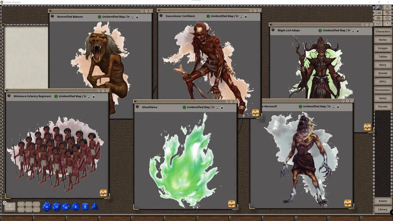 Fantasy Grounds - Ultimate Bestiary: The Dreaded Accursed Screenshot 0