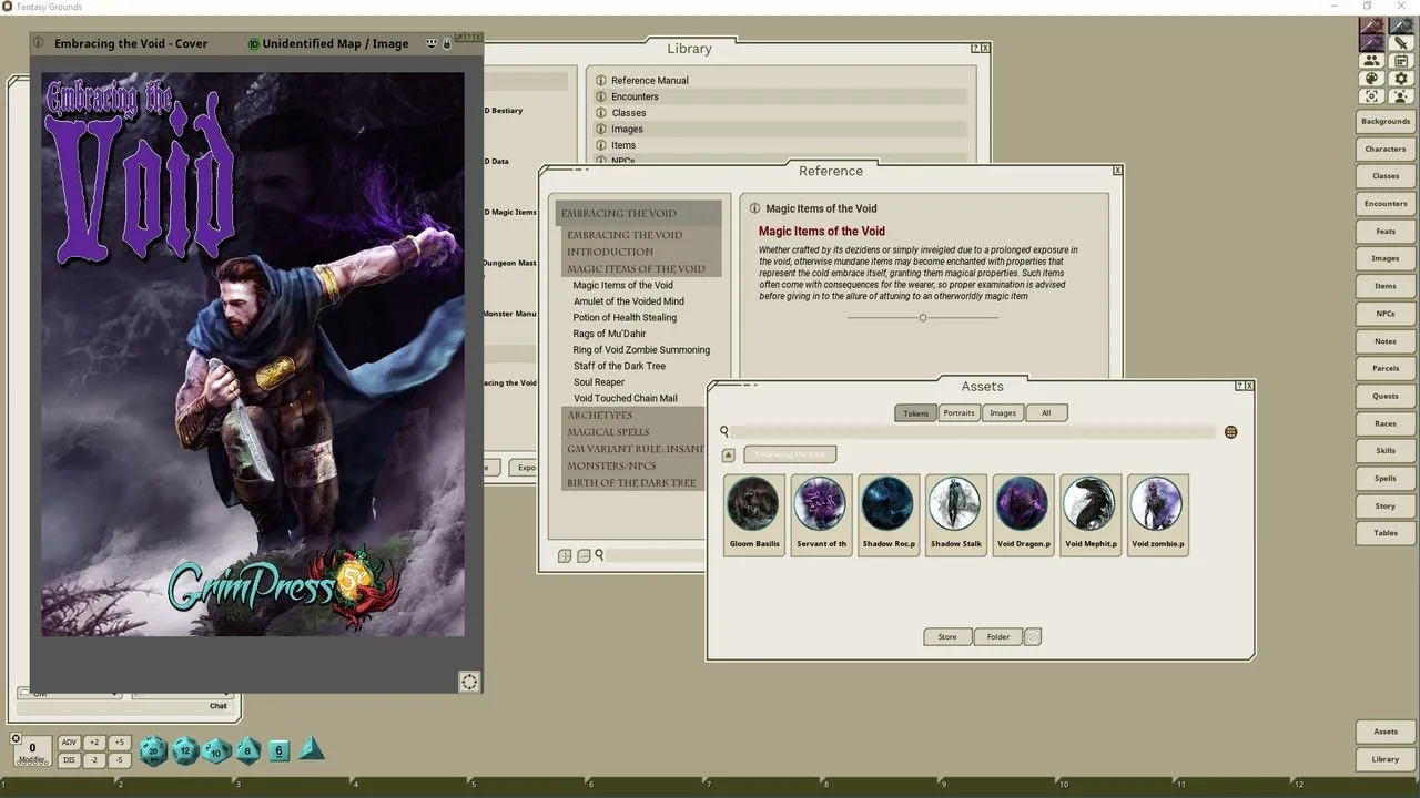 Fantasy Grounds - Embracing the Void Screenshot 0