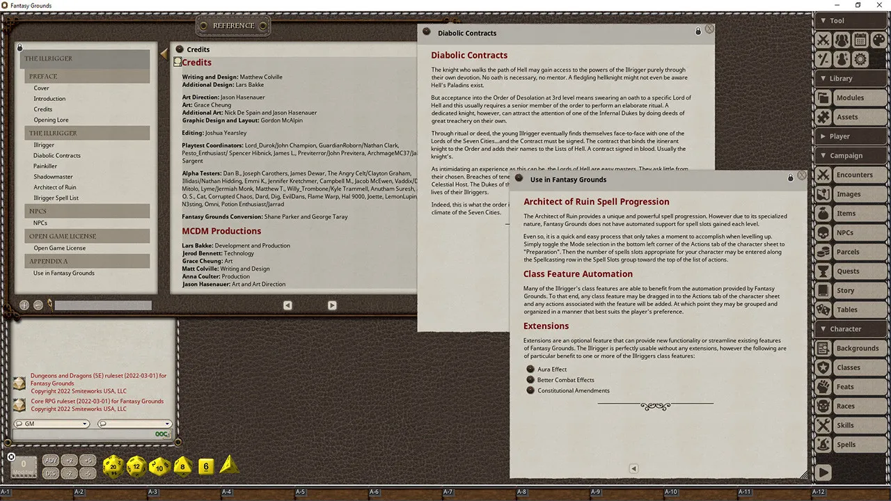 Fantasy Grounds - The Illrigger Screenshot 0