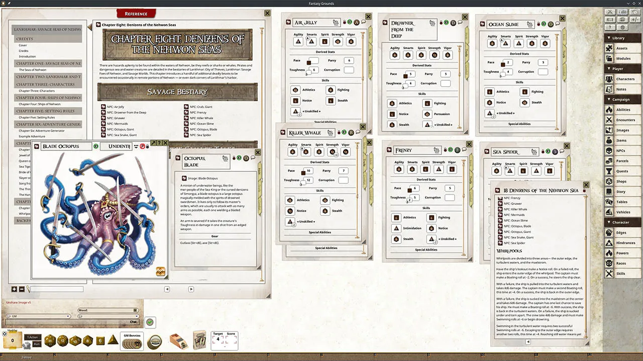 Fantasy Grounds - Lankhmar: Savage Seas of Nehwon Screenshot 3
