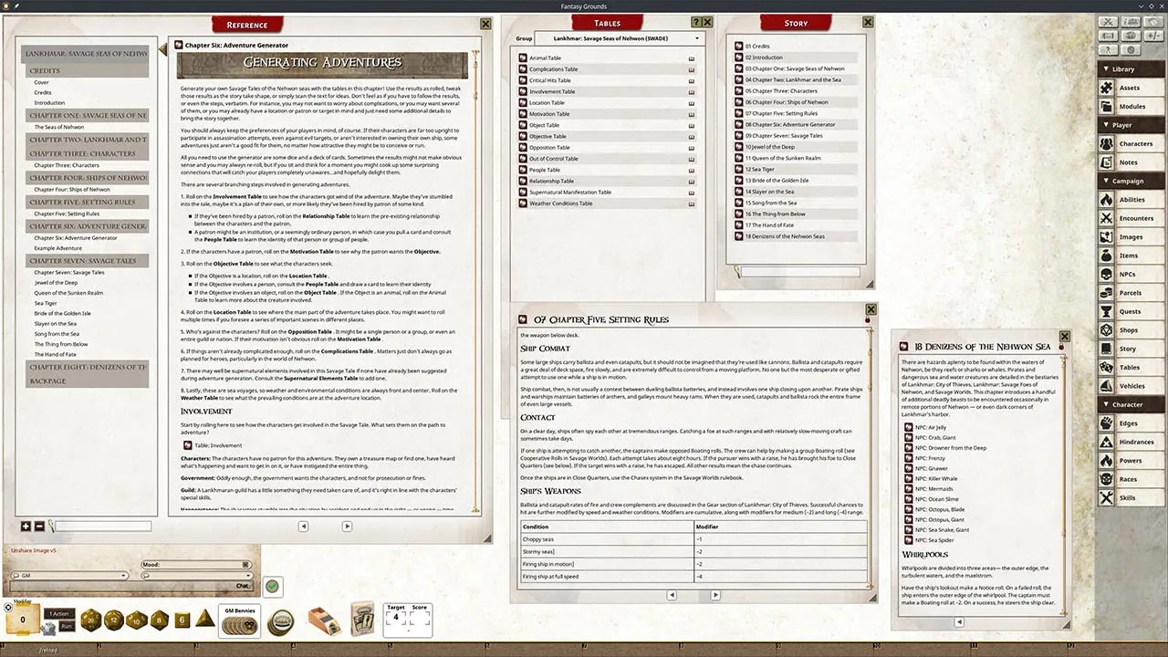 Fantasy Grounds - Lankhmar: Savage Seas of Nehwon Screenshot 2