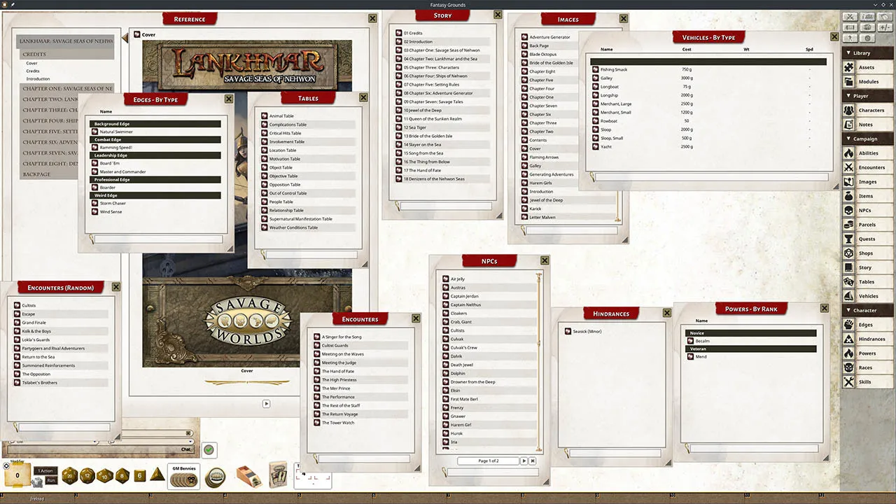 Fantasy Grounds - Lankhmar: Savage Seas of Nehwon Screenshot 0