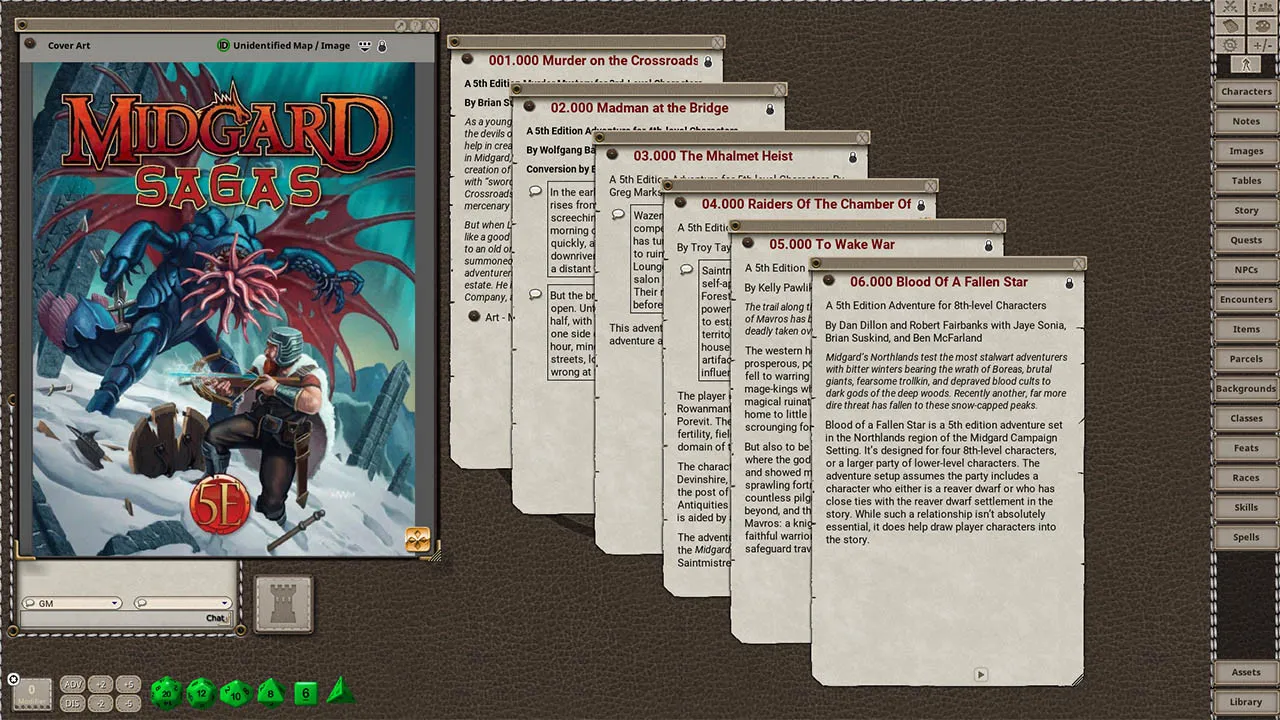 Fantasy Grounds - Midgard Sagas for 5th Edition Screenshot 4