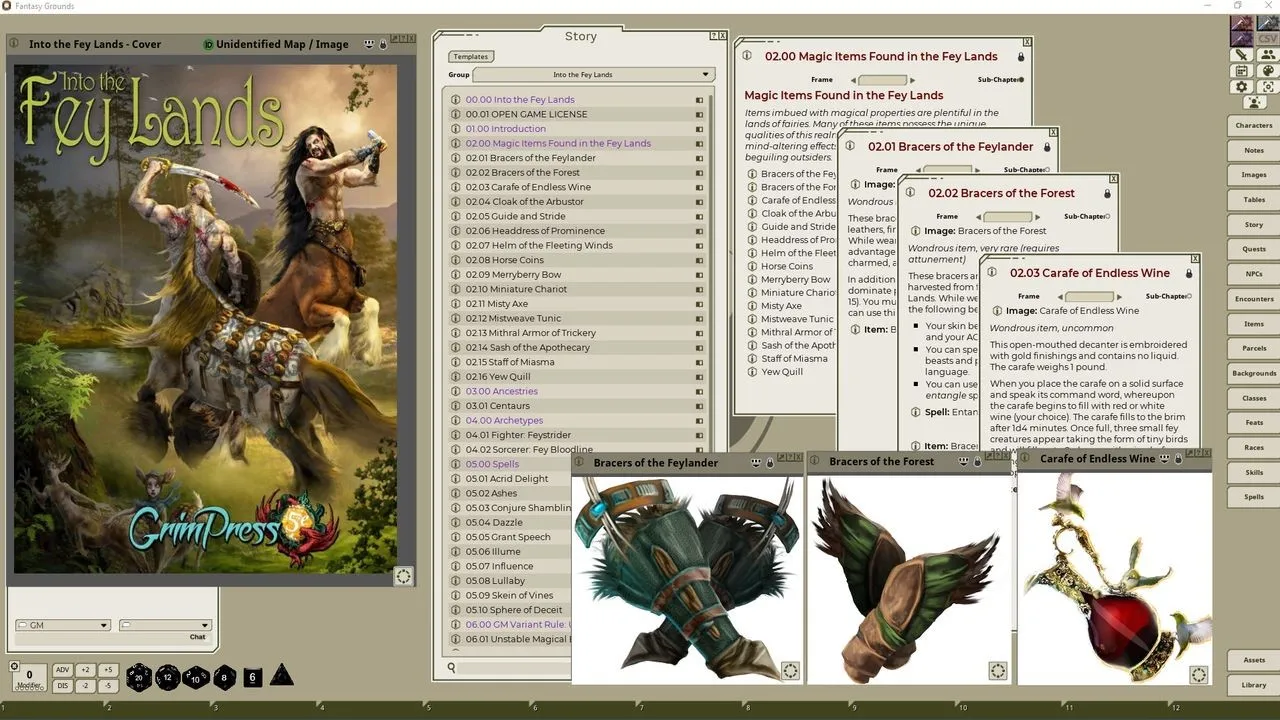 Fantasy Grounds - Into the Fey Lands Screenshot 1