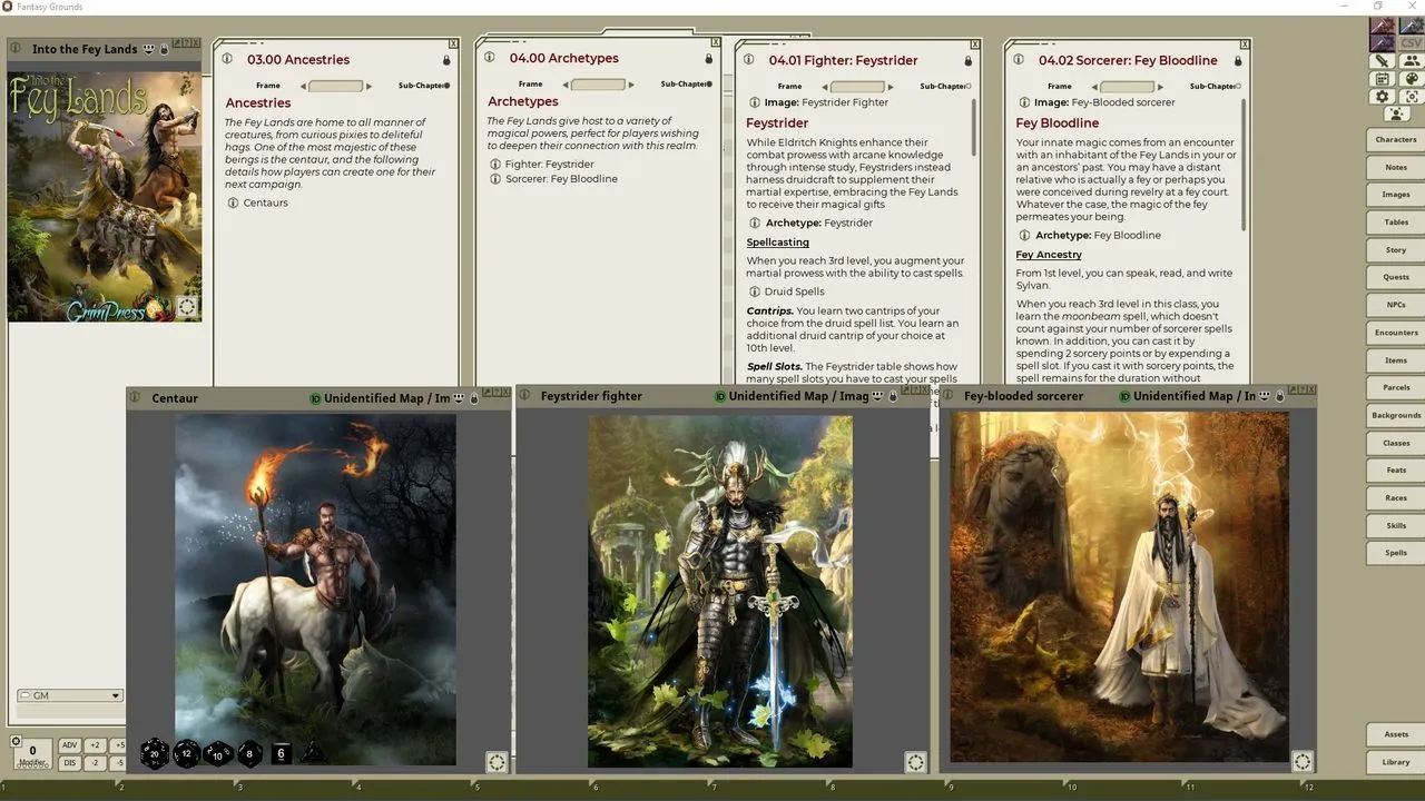 Fantasy Grounds - Into the Fey Lands Screenshot 0