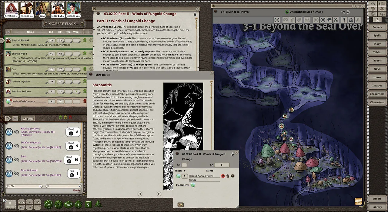 Fantasy Grounds - Applied & Aggregate Spelunking Screenshot 2