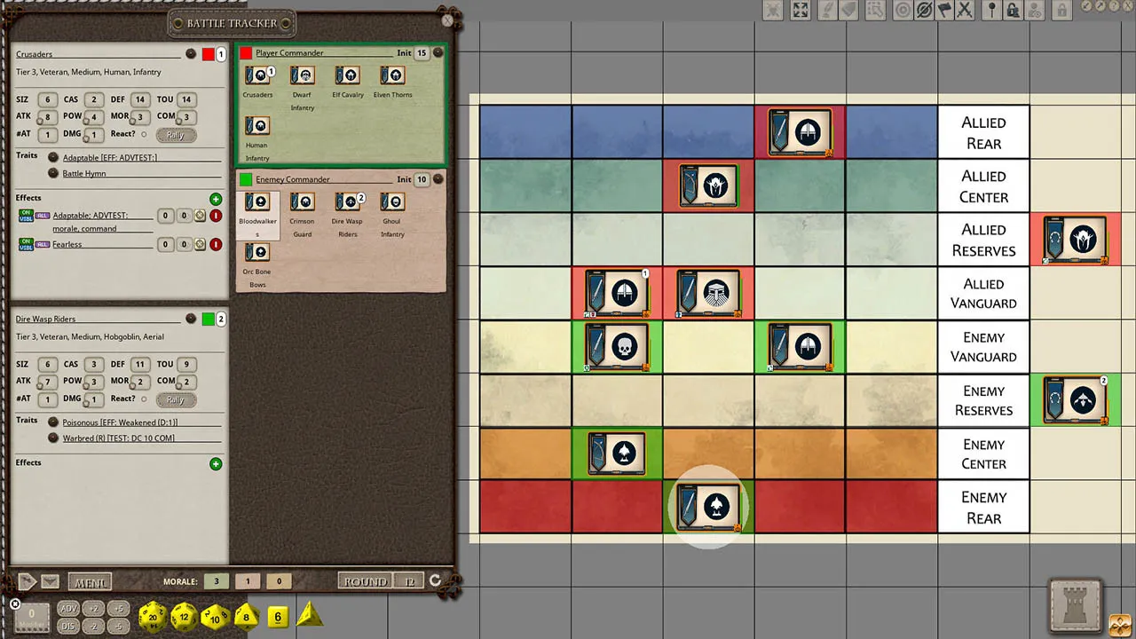 Fantasy Grounds - Kingdoms & Warfare Screenshot 9