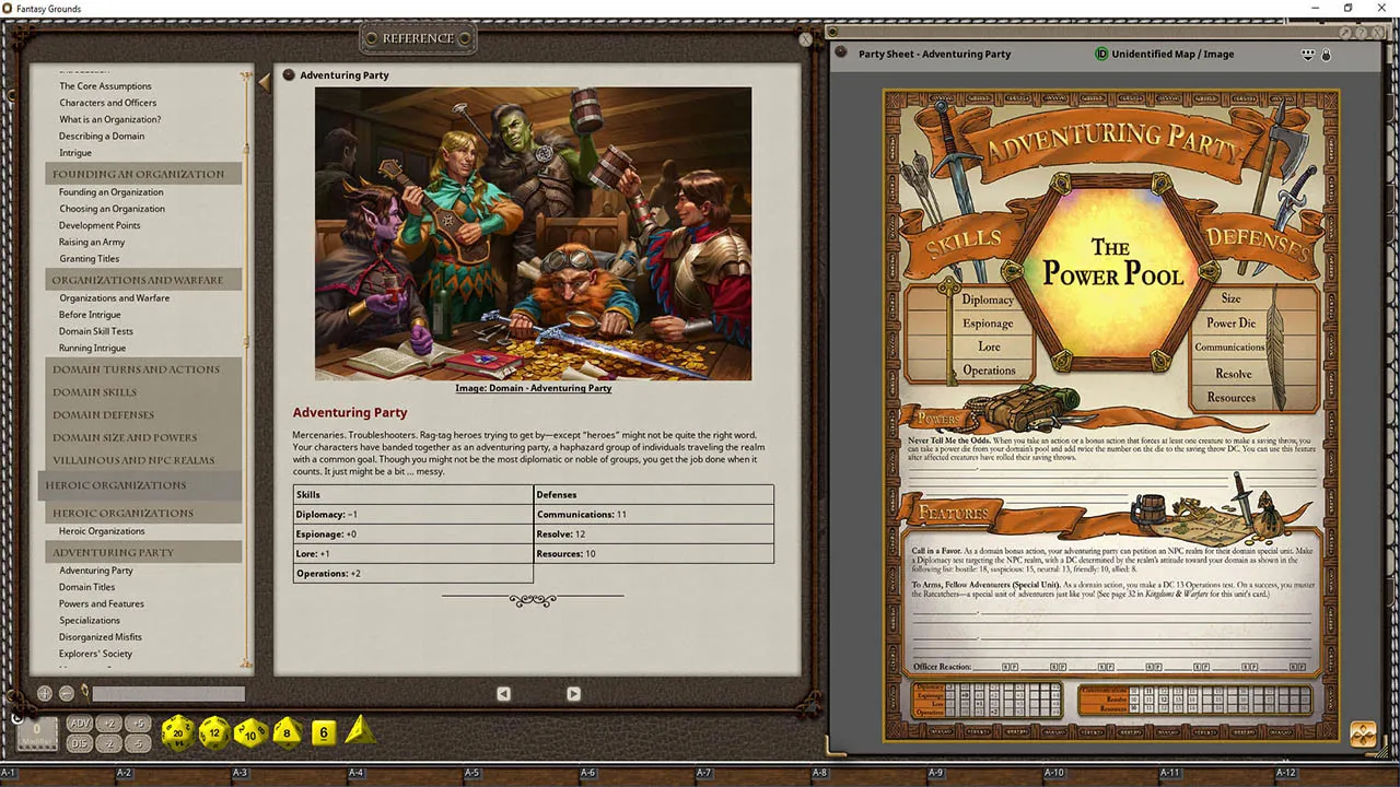 Fantasy Grounds - Kingdoms & Warfare Screenshot 6