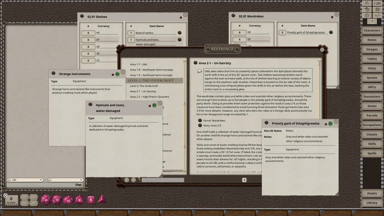 Fantasy Grounds - Dungeon Crawl Classics #77: The Croaking Fane Screenshot 2