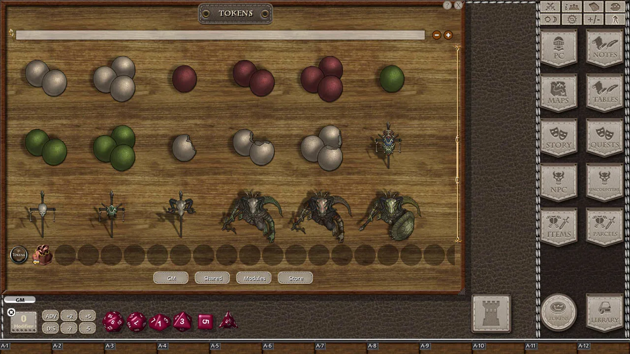 Fantasy Grounds - Jans Token Pack 25 - Swamp Creatures Screenshot 0
