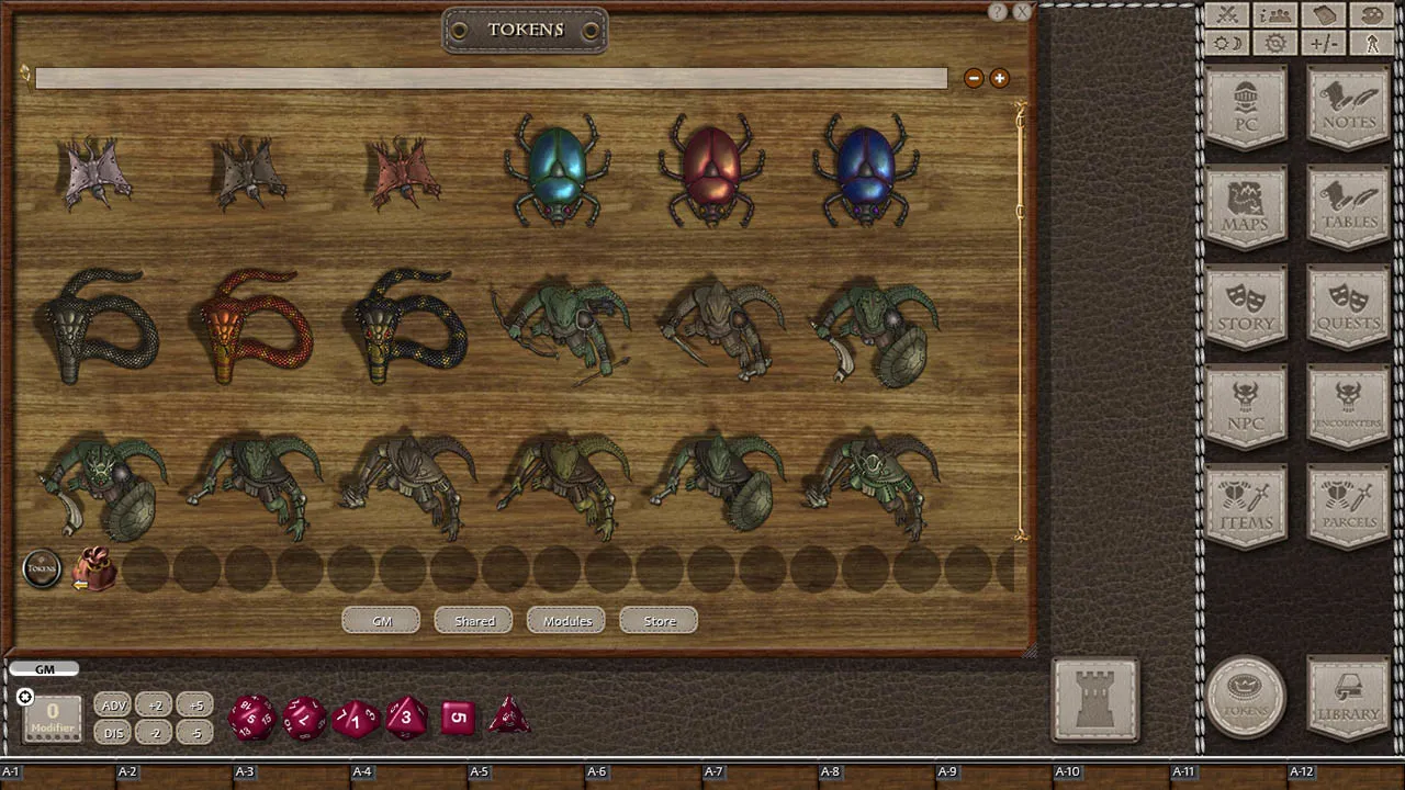 Fantasy Grounds - Jans Token Pack 25 - Swamp Creatures Screenshot 3