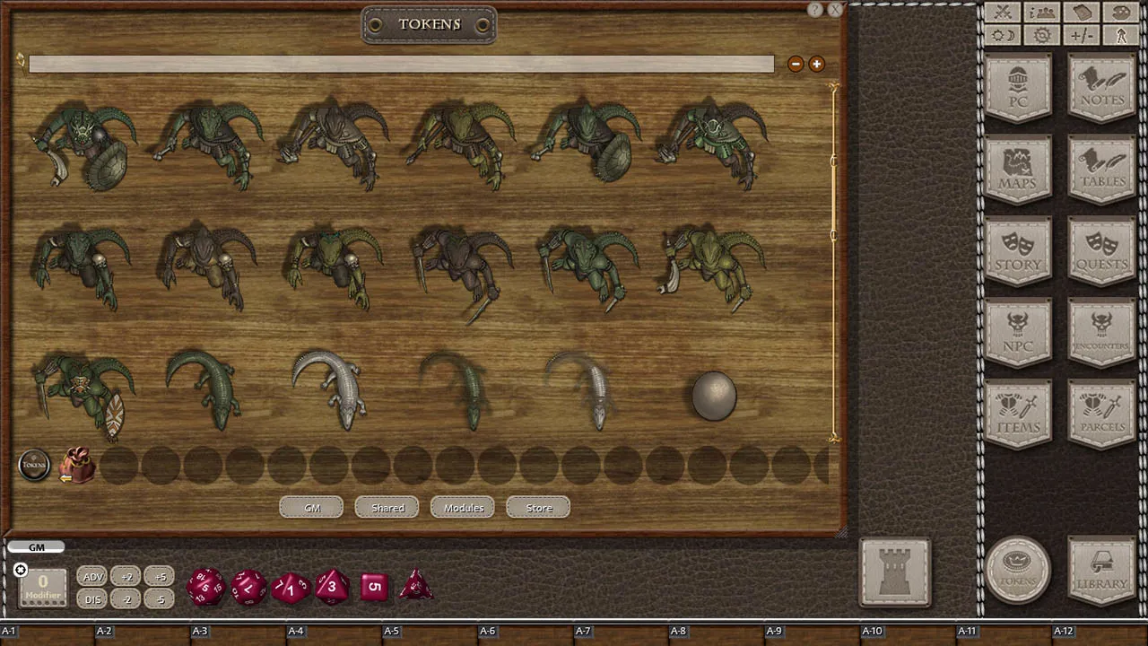 Fantasy Grounds - Jans Token Pack 25 - Swamp Creatures Screenshot 1