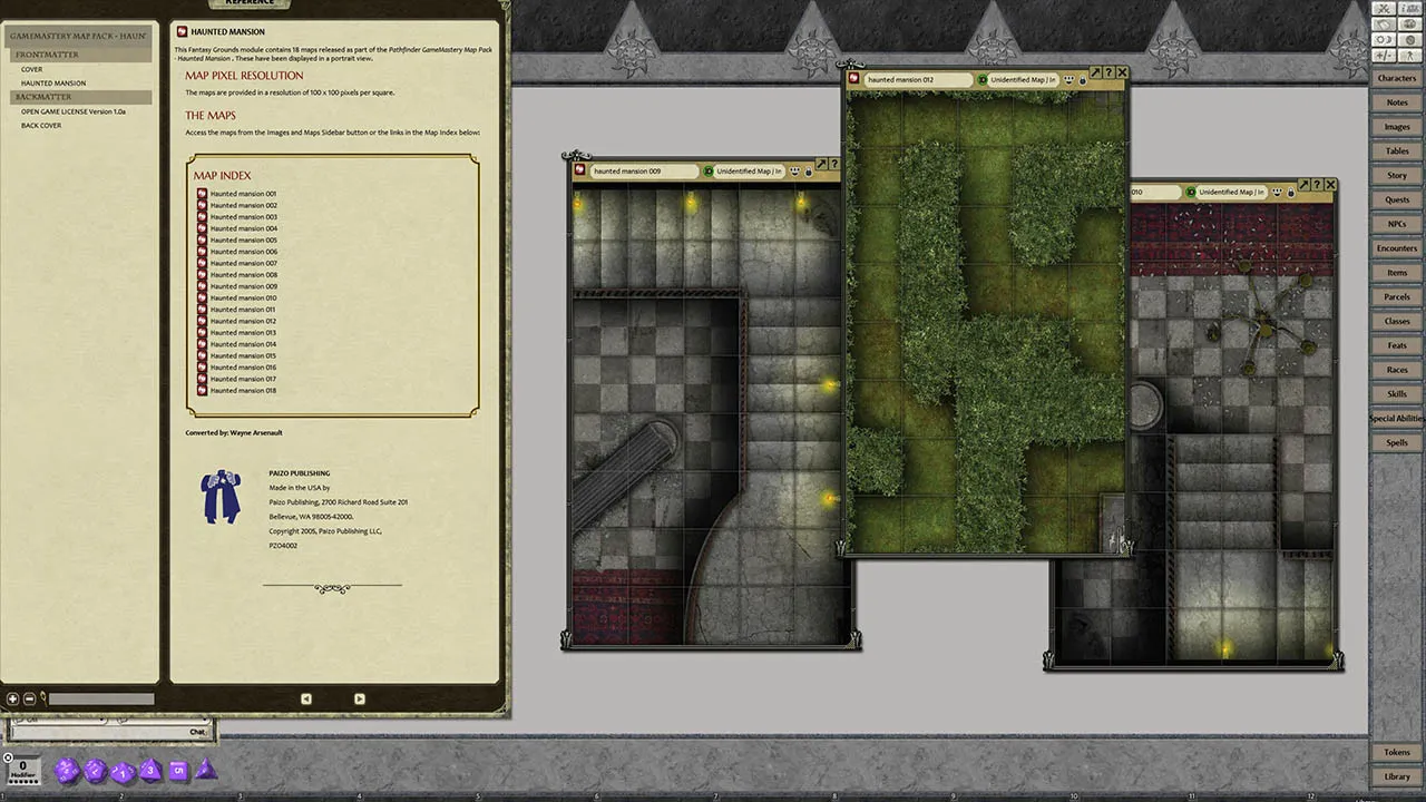 Fantasy Grounds - GameMastery Map Pack: Haunted Mansion Screenshot 1