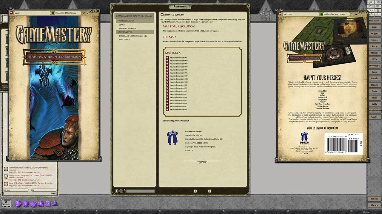 Fantasy Grounds - GameMastery Map Pack: Haunted Mansion Screenshot 4
