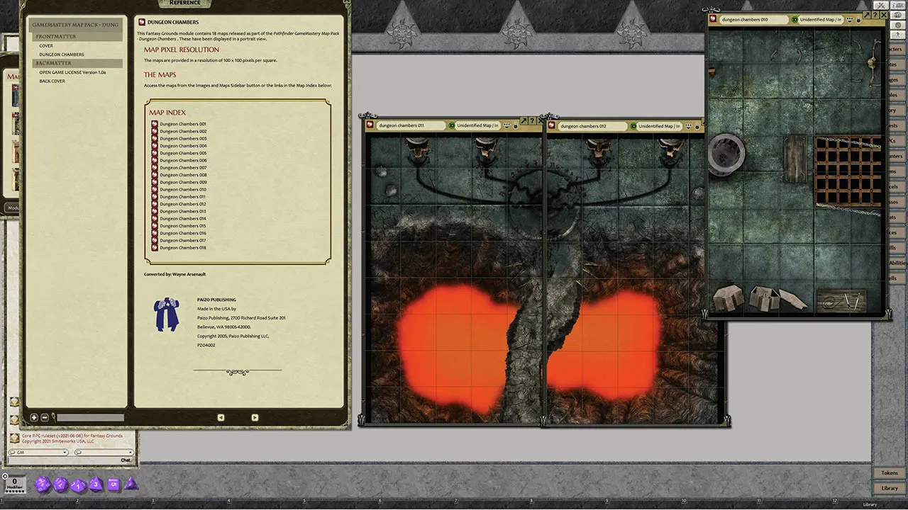 Fantasy Grounds - GameMastery Map Pack: Dungeon Chambers Screenshot 2