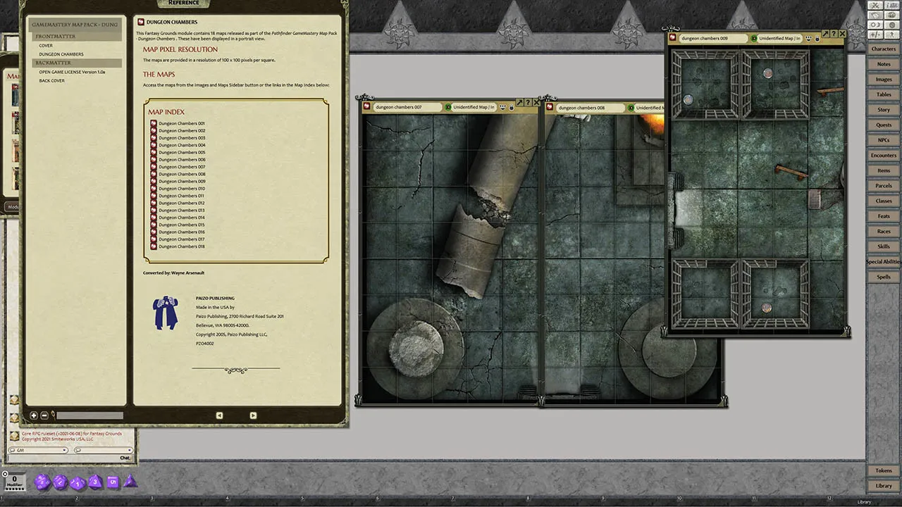 Fantasy Grounds - GameMastery Map Pack: Dungeon Chambers Screenshot 3