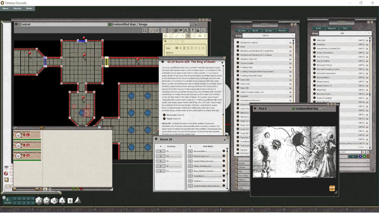 Fantasy Grounds - D&D Classics: Undermountain I: The Lost Level (2E) Screenshot 4