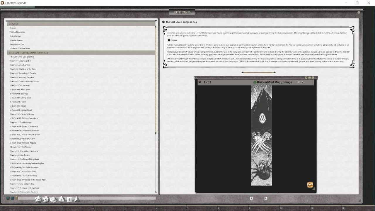 Fantasy Grounds - D&D Classics: Undermountain I: The Lost Level (2E) Screenshot 0