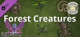 Fantasy Grounds - Jans Token Pack 26 - Forest Creatures