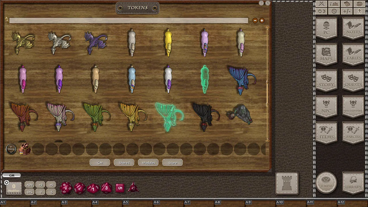 Fantasy Grounds - Jans Token Pack 26 - Forest Creatures Screenshot 0