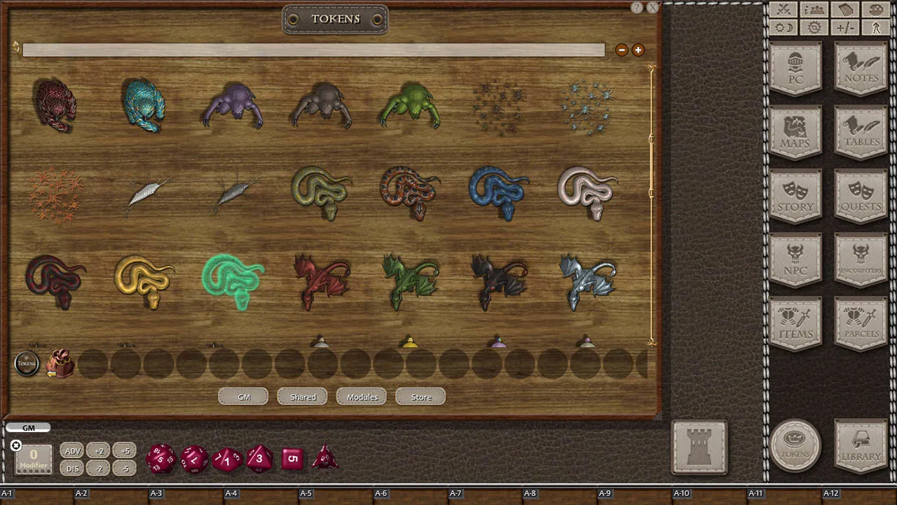 Fantasy Grounds - Jans Token Pack 26 - Forest Creatures Screenshot 3