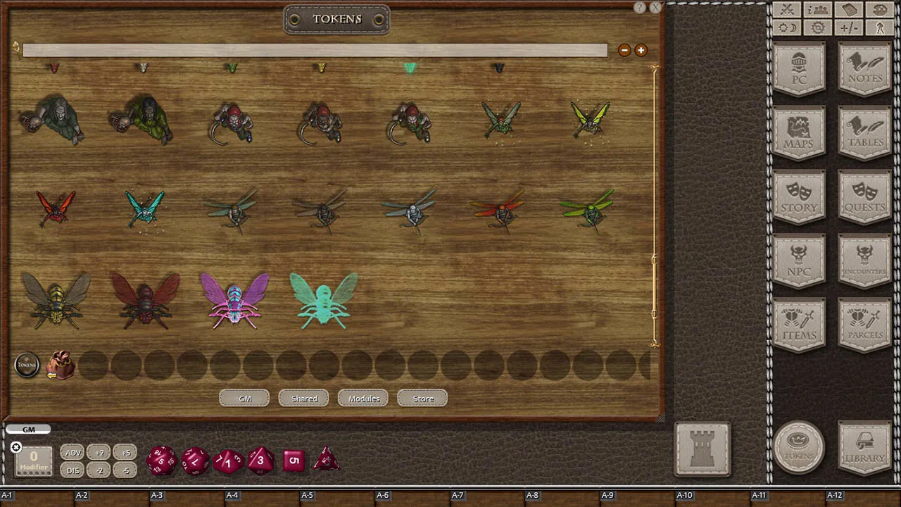 Fantasy Grounds - Jans Token Pack 26 - Forest Creatures Screenshot 1