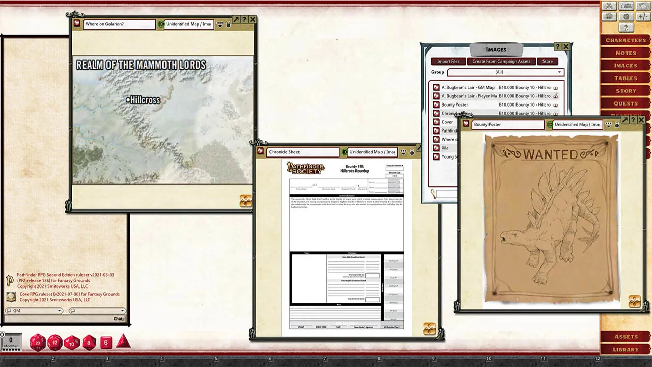 Fantasy Grounds - Pathfinder 2 RPG - Pathfinder Bounty #10: Hillcross Roundup Screenshot 1