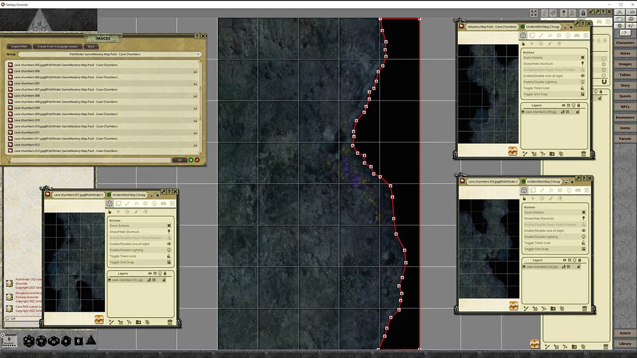 Fantasy Grounds - Pathfinder RPG - GameMastery Map Pack: Cave Chambers Screenshot 0