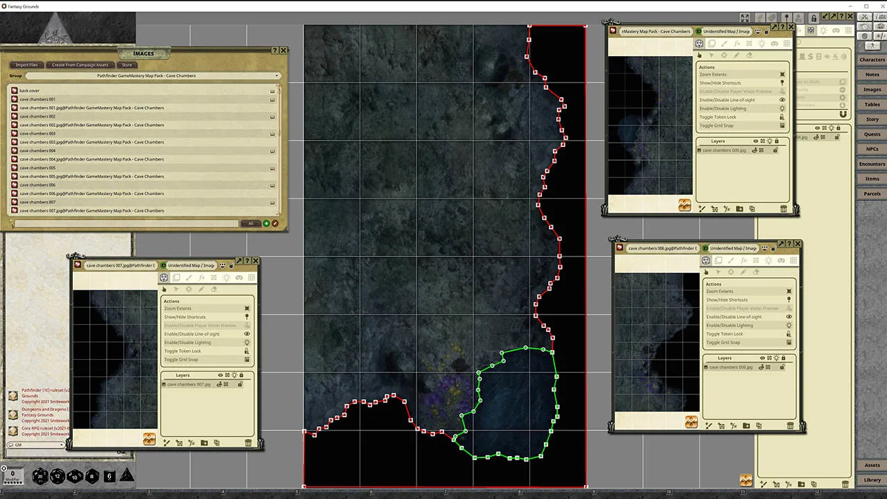 Fantasy Grounds - Pathfinder RPG - GameMastery Map Pack: Cave Chambers Screenshot 2
