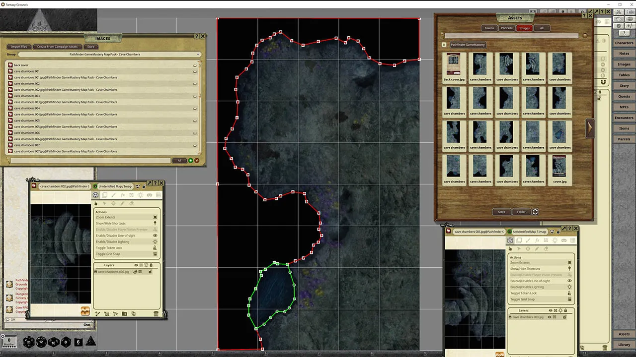 Fantasy Grounds - Pathfinder RPG - GameMastery Map Pack: Cave Chambers Screenshot 4