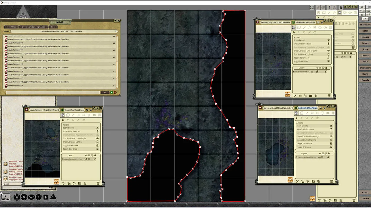 Fantasy Grounds - Pathfinder RPG - GameMastery Map Pack: Cave Chambers Screenshot 3
