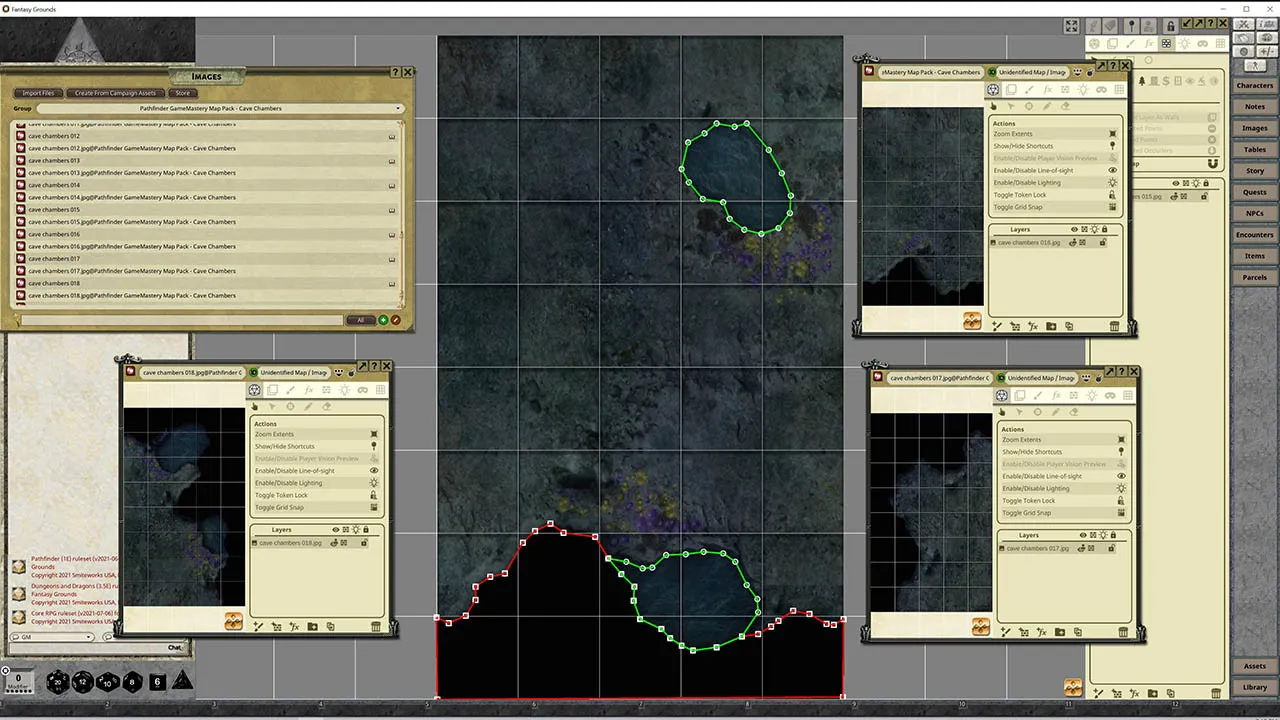 Fantasy Grounds - Pathfinder RPG - GameMastery Map Pack: Cave Chambers Screenshot 1