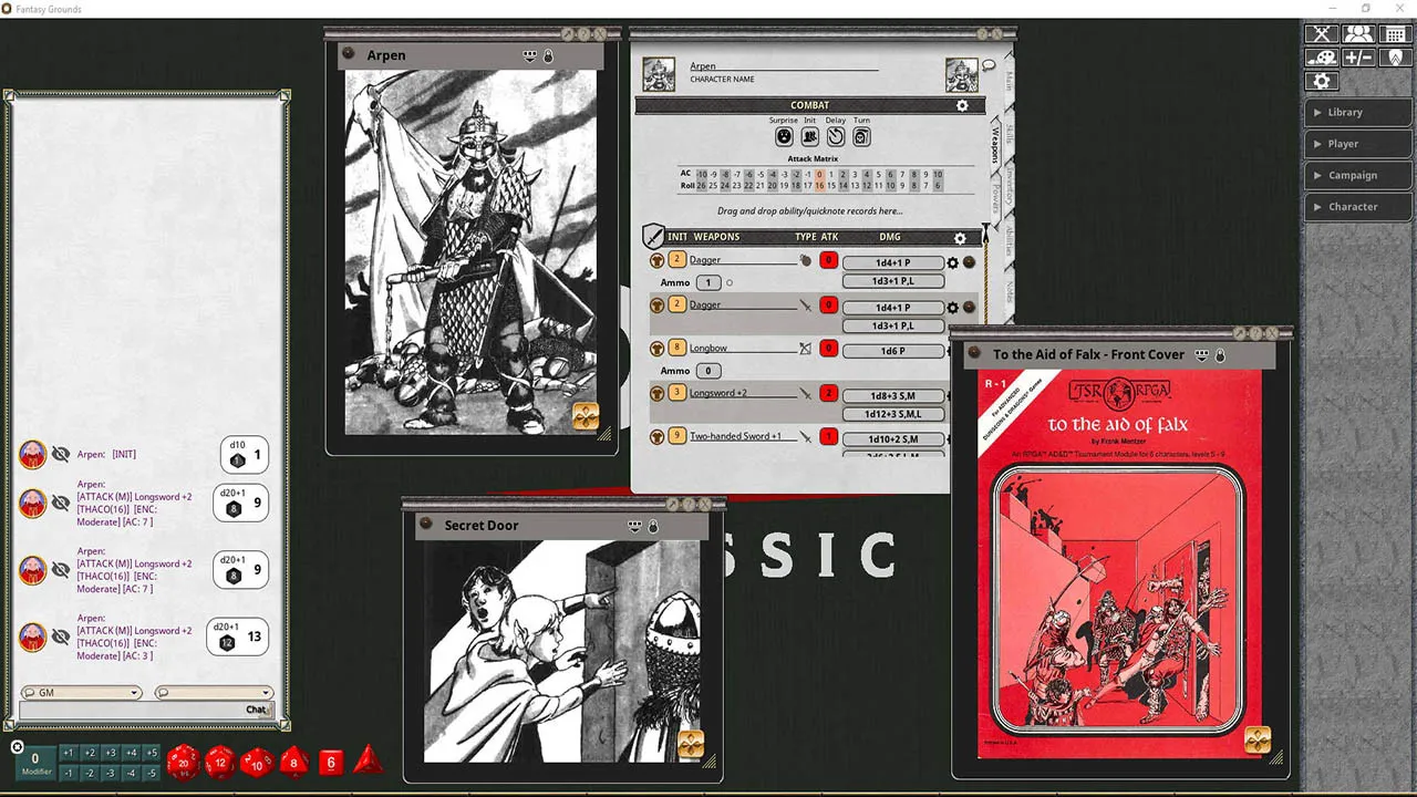 Fantasy Grounds - D&D Classics: R1 To the Aid of Falx Screenshot 3