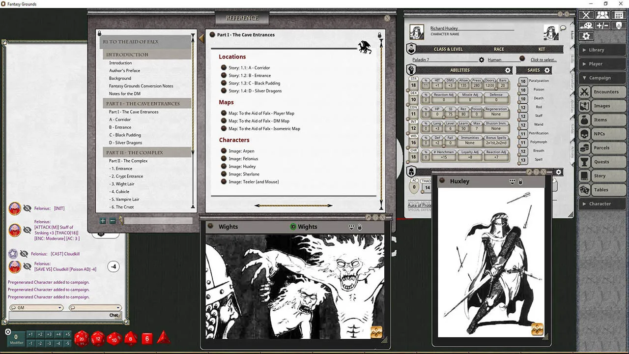 Fantasy Grounds - D&D Classics: R1 To the Aid of Falx Screenshot 1