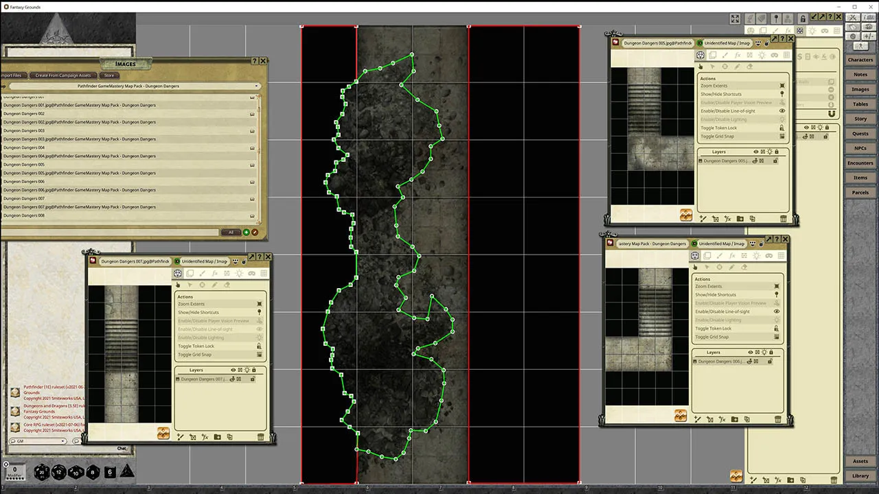 Fantasy Grounds - Pathfinder RPG - GameMastery Map Pack: Dungeon Dangers Screenshot 0