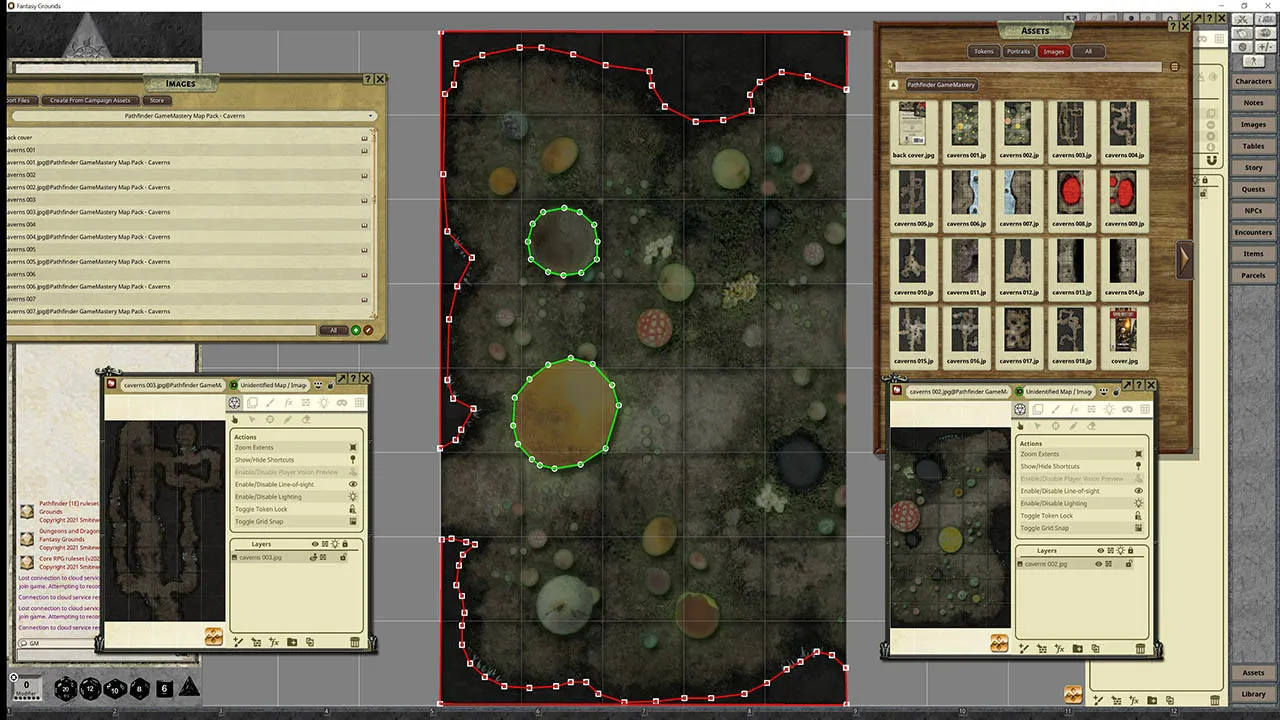 Fantasy Grounds - Pathfinder RPG - GameMastery Map Pack: Caverns Screenshot 2