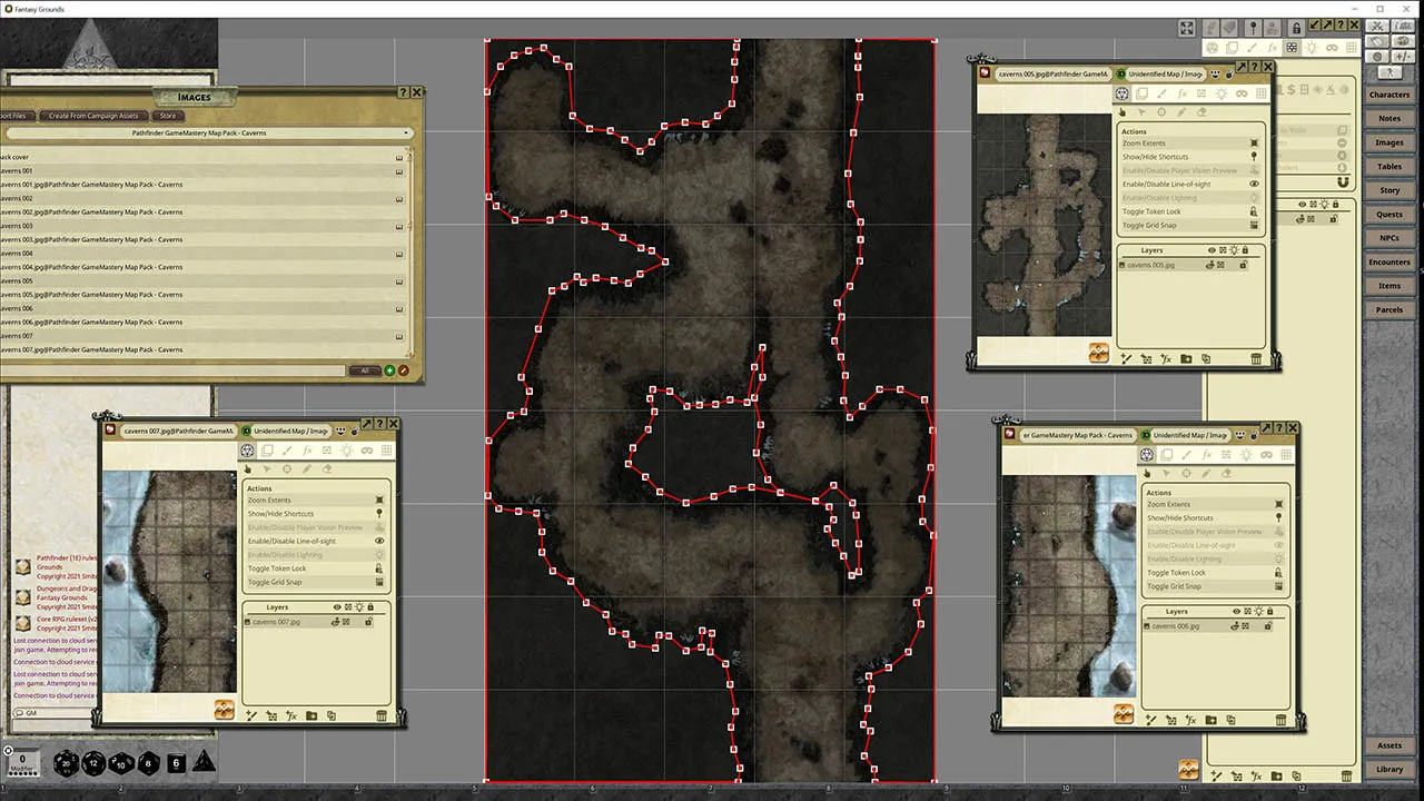 Fantasy Grounds - Pathfinder RPG - GameMastery Map Pack: Caverns Screenshot 4