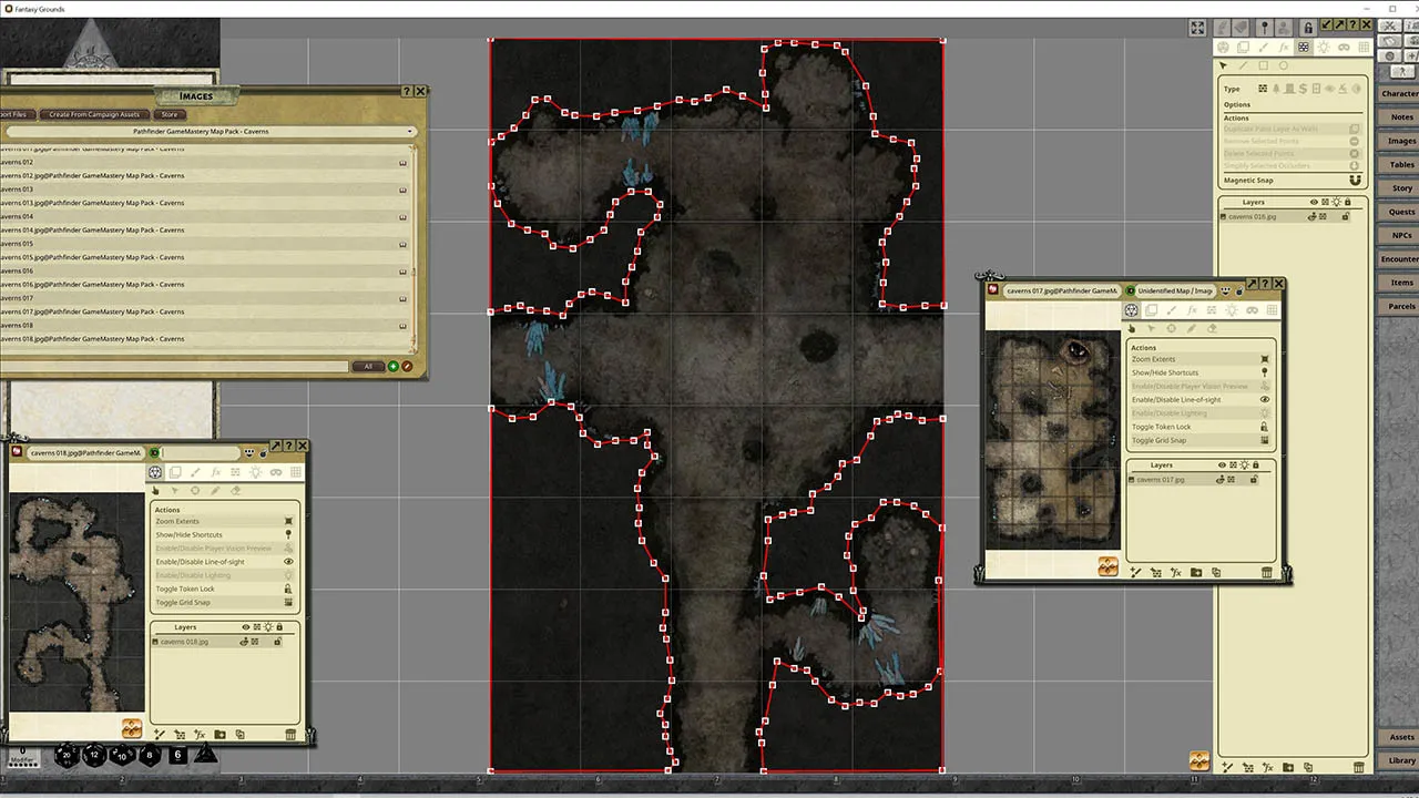 Fantasy Grounds - Pathfinder RPG - GameMastery Map Pack: Caverns Screenshot 0