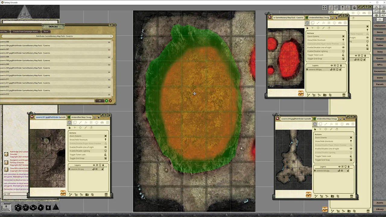 Fantasy Grounds - Pathfinder RPG - GameMastery Map Pack: Caverns Screenshot 1