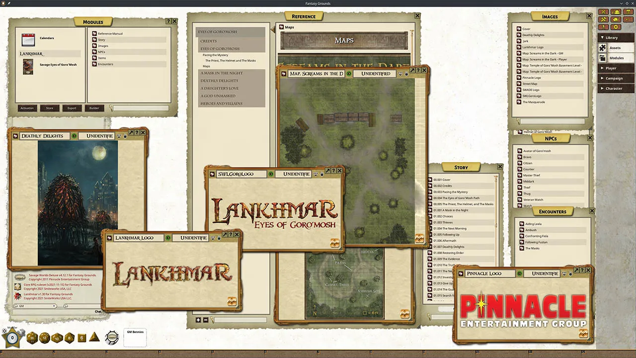 Fantasy Grounds - Lankhmar: The Eyes of Goro'mosh Adventure Screenshot 2