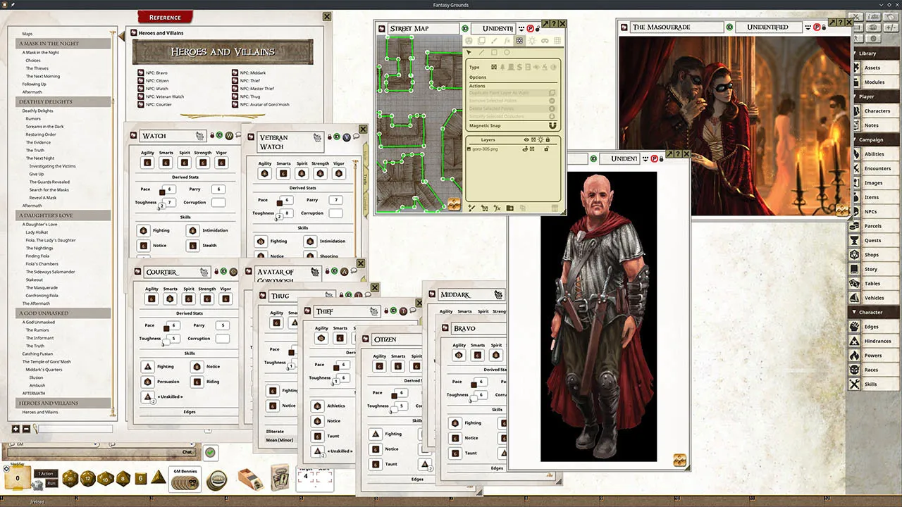 Fantasy Grounds - Lankhmar: The Eyes of Goro'mosh Adventure Screenshot 3
