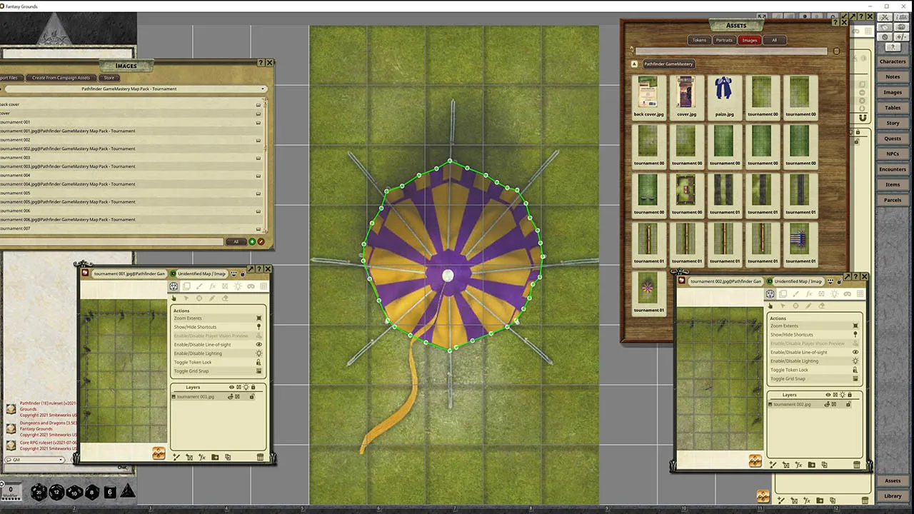 Fantasy Grounds - Pathfinder RPG - GameMastery Map Pack: Tournament Screenshot 0