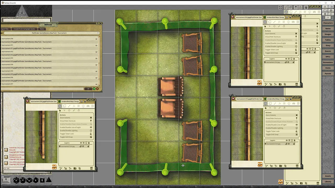 Fantasy Grounds - Pathfinder RPG - GameMastery Map Pack: Tournament Screenshot 4
