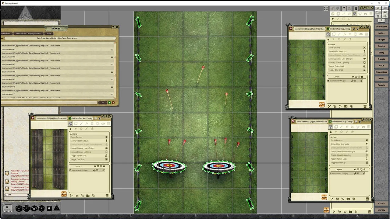 Fantasy Grounds - Pathfinder RPG - GameMastery Map Pack: Tournament Screenshot 2