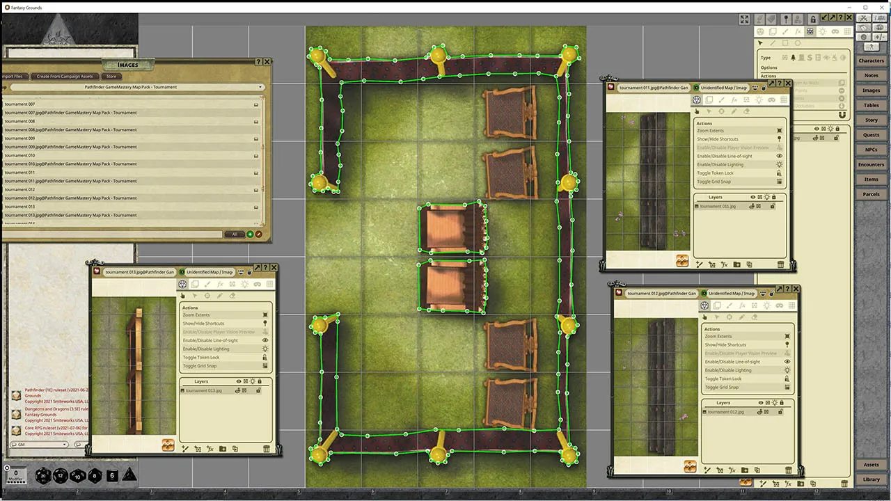 Fantasy Grounds - Pathfinder RPG - GameMastery Map Pack: Tournament Screenshot 3