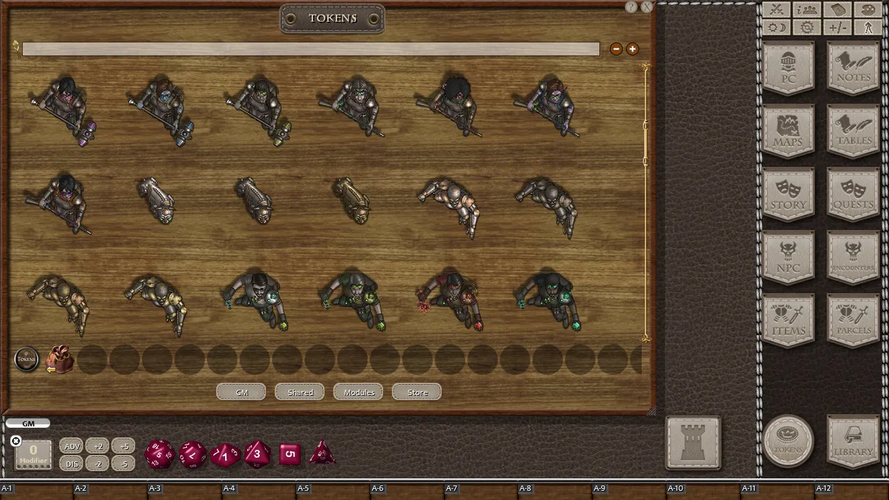 Fantasy Grounds - Jans Token Pack 29 - Artificers Screenshot 1