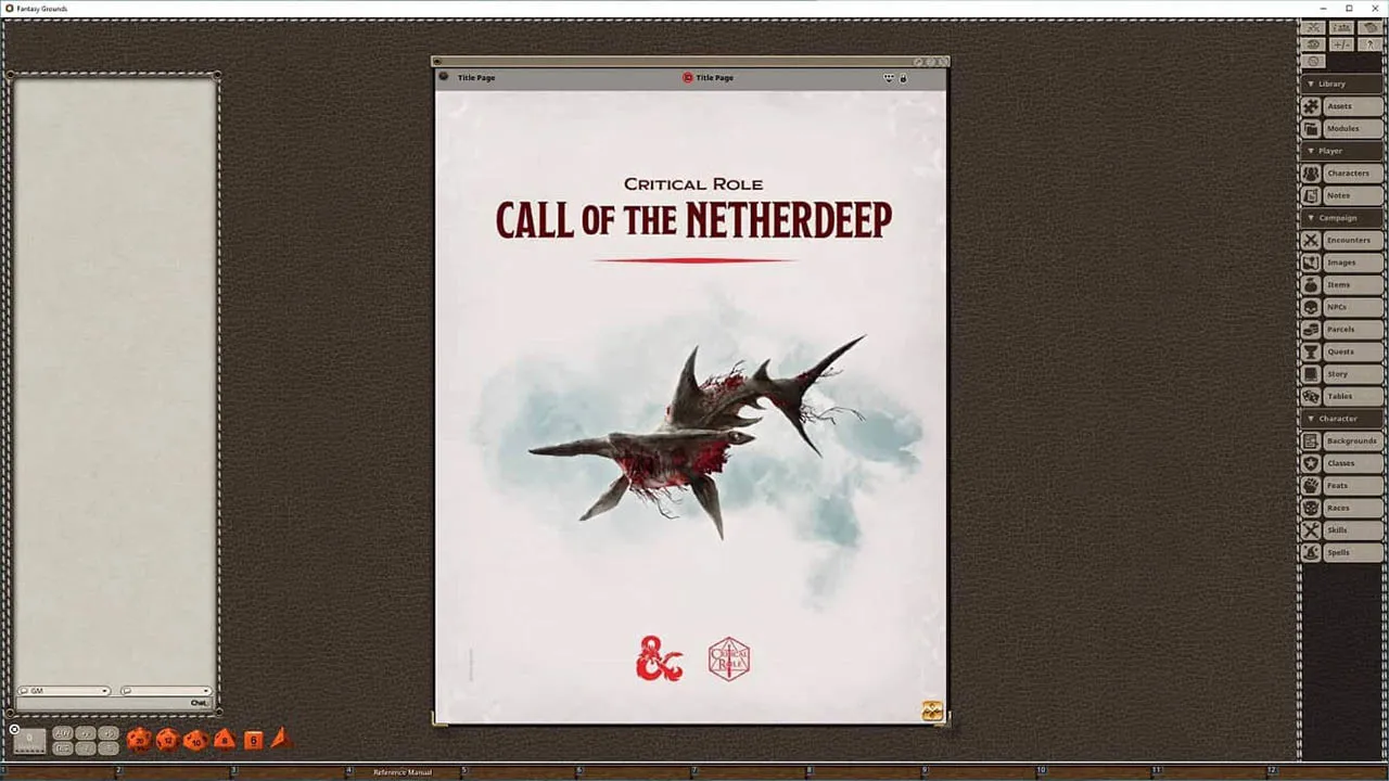 Fantasy Grounds - D&D Critical Role - Call of the Netherdeep Screenshot 0